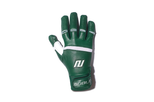 Short Cuff Batting Gloves - Green/White
