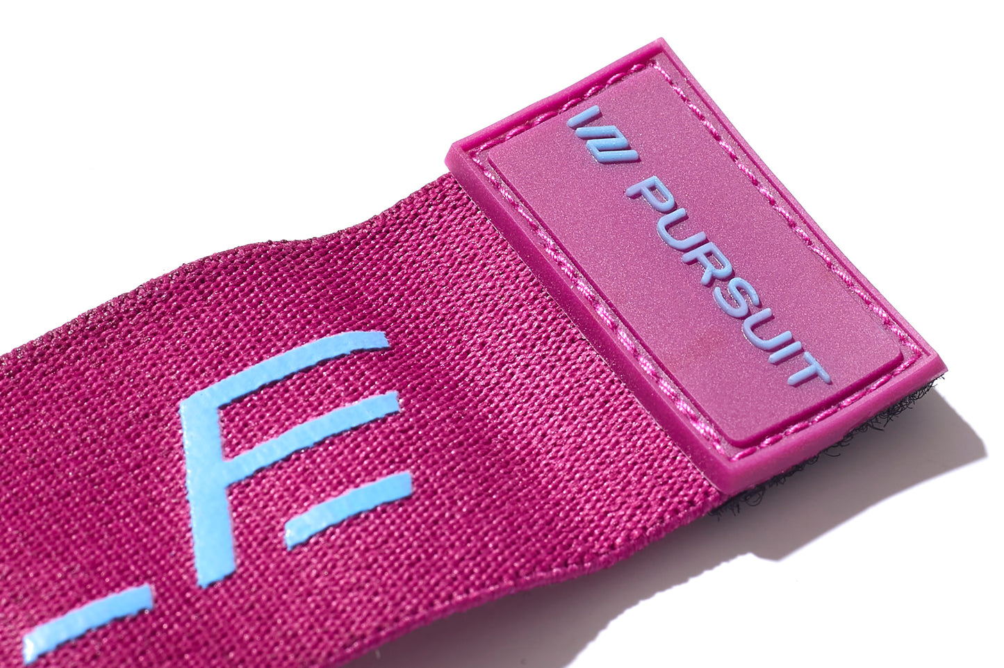 Long Cuff Batting Gloves - Hot Pink/Powder Blue